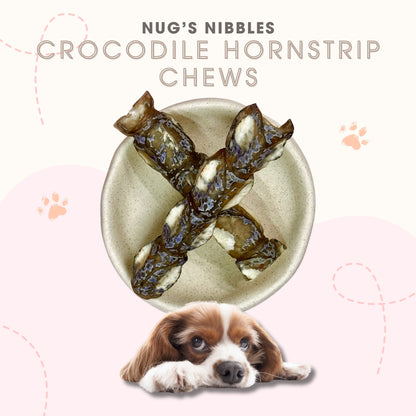Air Dried Crocodile Hornstrip Chews