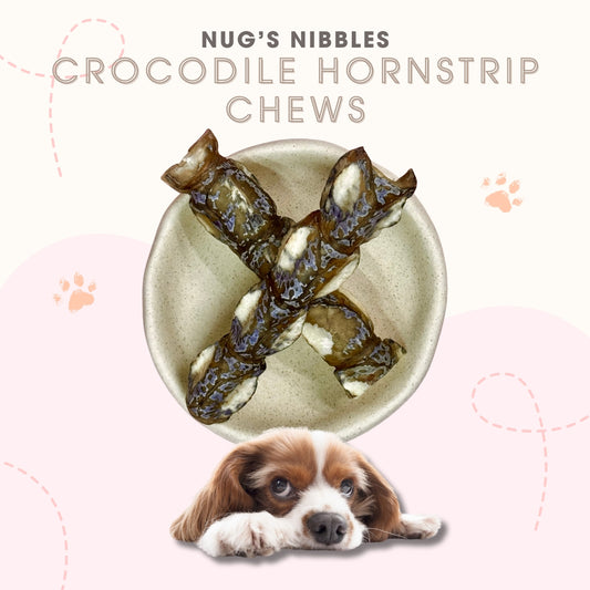 Air Dried Crocodile Hornstrip Chews